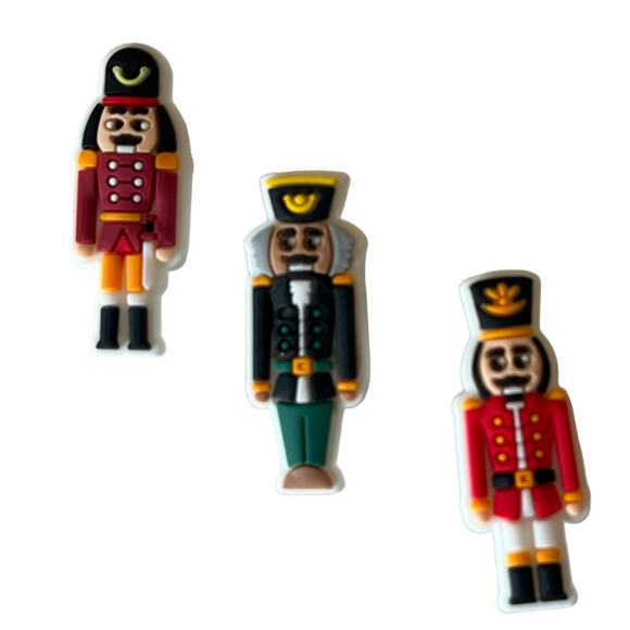 NEW Christmas Nutcracker SHOE CHARMS 5pc for Croc Shoes Zippers Ballet Soldiers - Picture 3 of 5